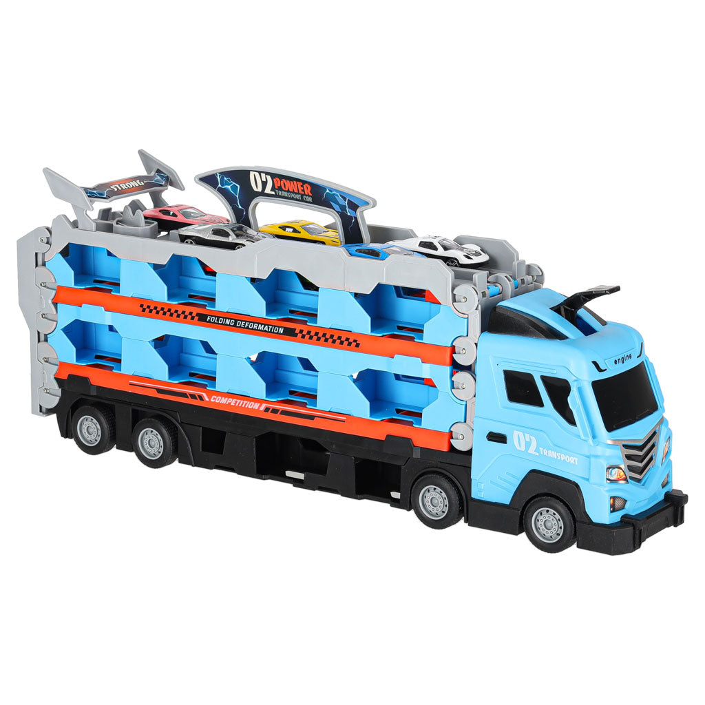 Camion remorque voiture piste 8 El. 21m