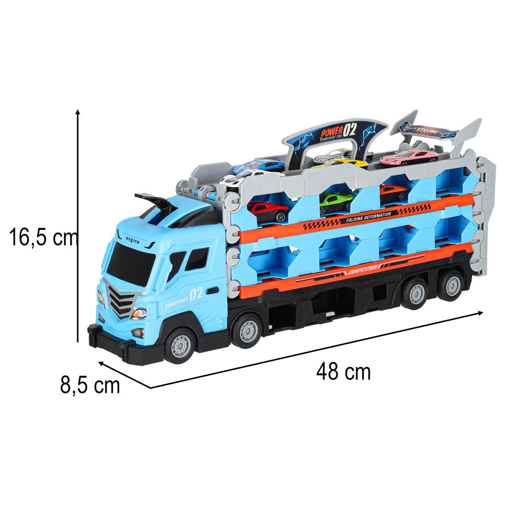 Camion remorque voiture piste 8 El. 21m