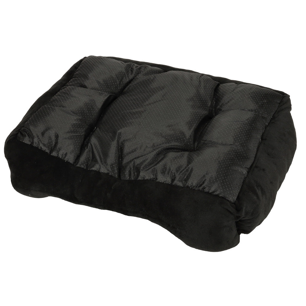 Dog Bed 60x45x15cm White And Black