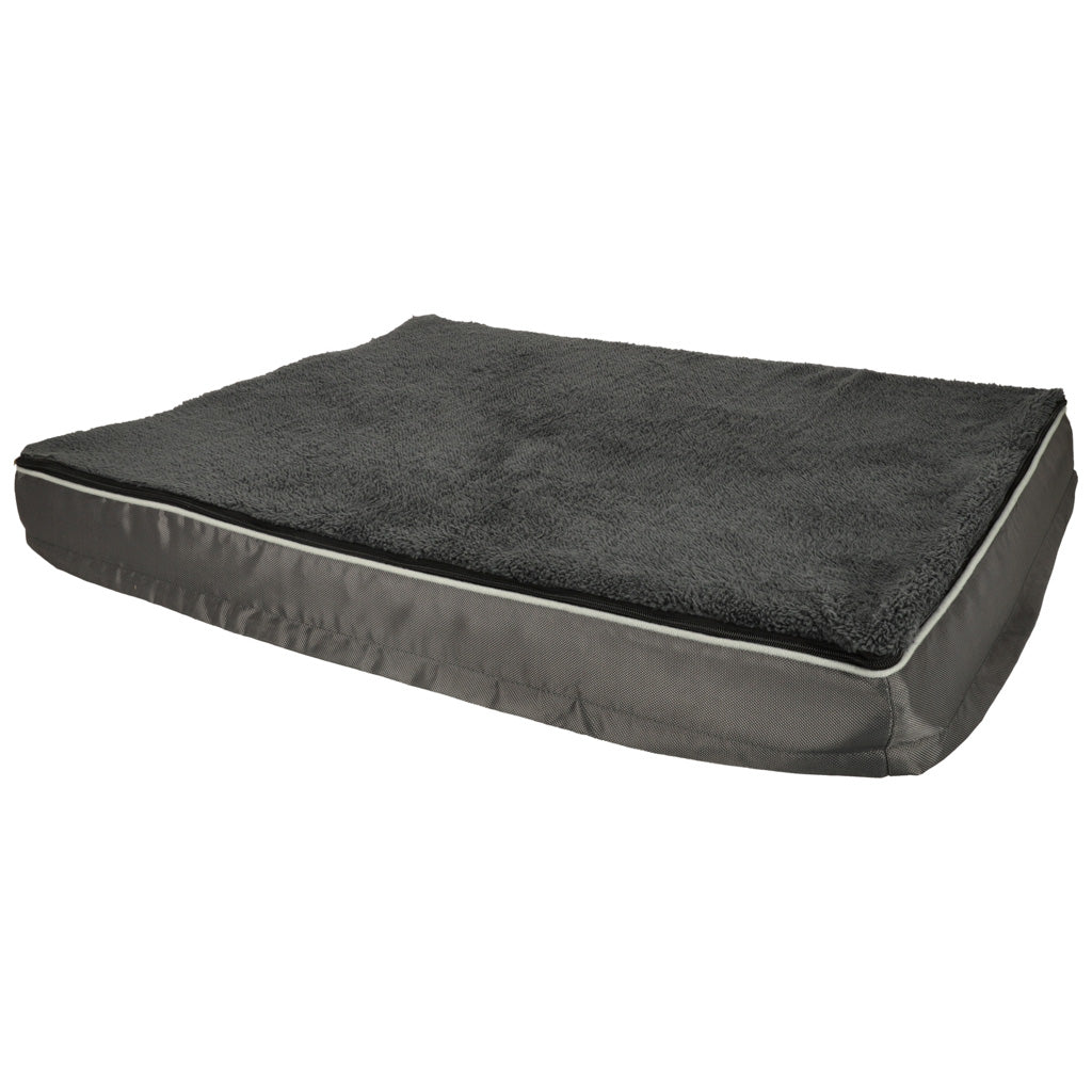Orthopedic Grey Dog Bed 90x70x10cm