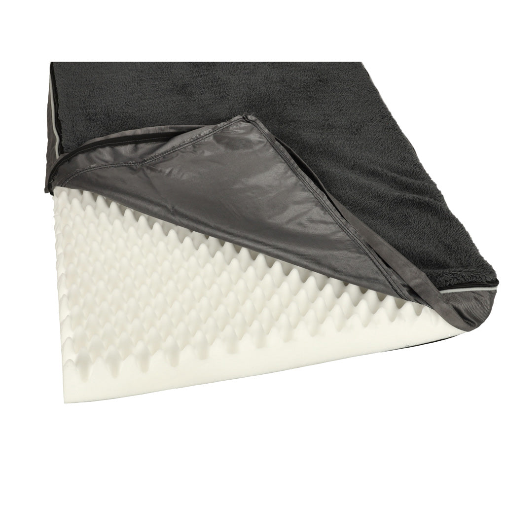 Orthopedic Grey Dog Bed 90x70x10cm