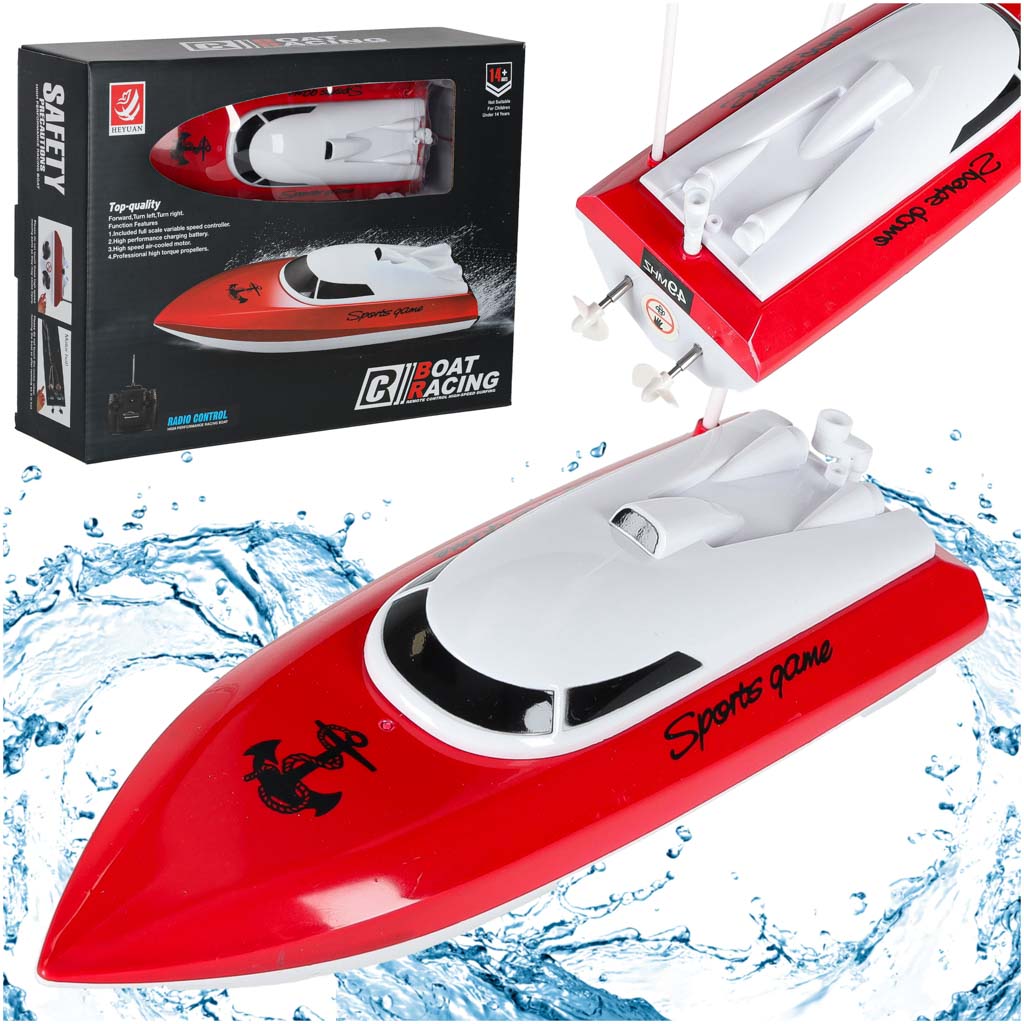 Rc Boat 4ch Mini Cp802 Red