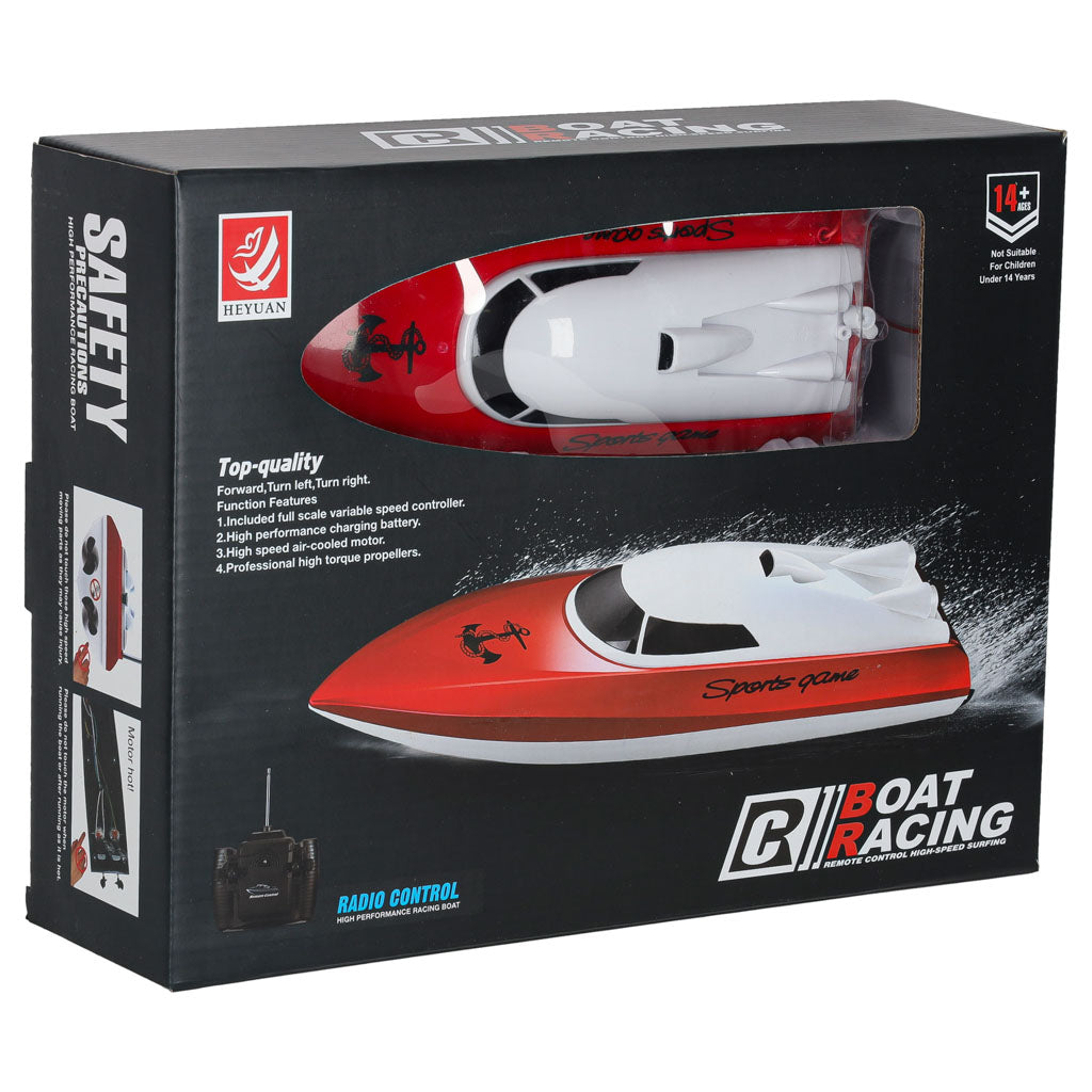 Rc Boat 4ch Mini Cp802 Red