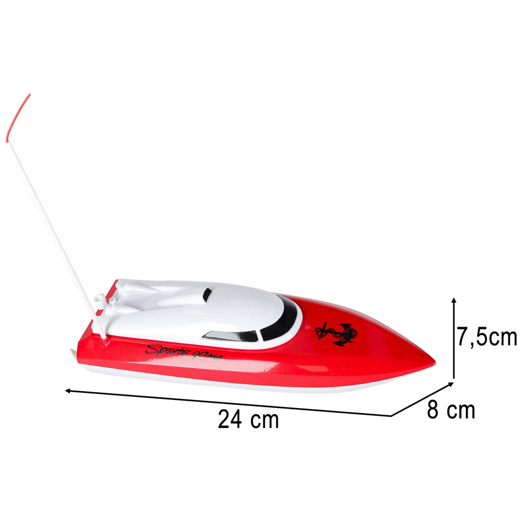 Rc Boat 4ch Mini Cp802 Red