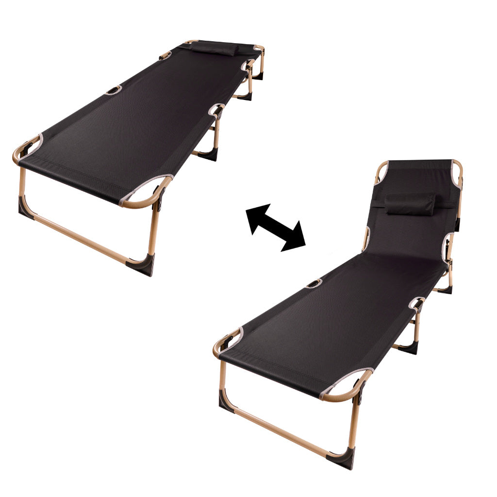 Folding Tourist Field Bed Canada Grey