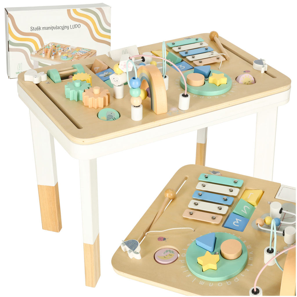 Lulilo Colorful Montessori Manipulative Table