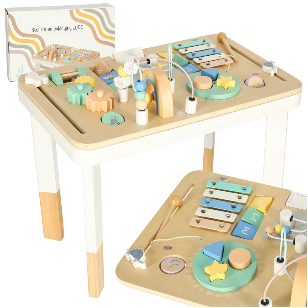 Lulilo Bunter Montessori-Manipulationstisch