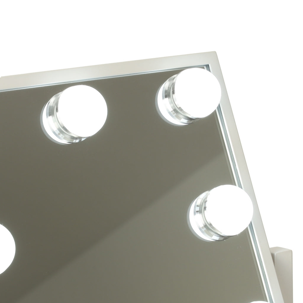 Miroir de maquillage LED avec ampoules 30x40cm USB
