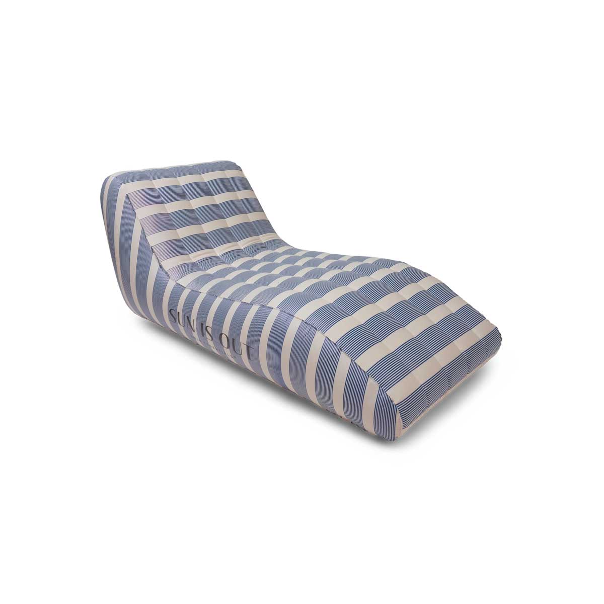Swim Essentials Premium Lounge Float - Син/бял - Монако