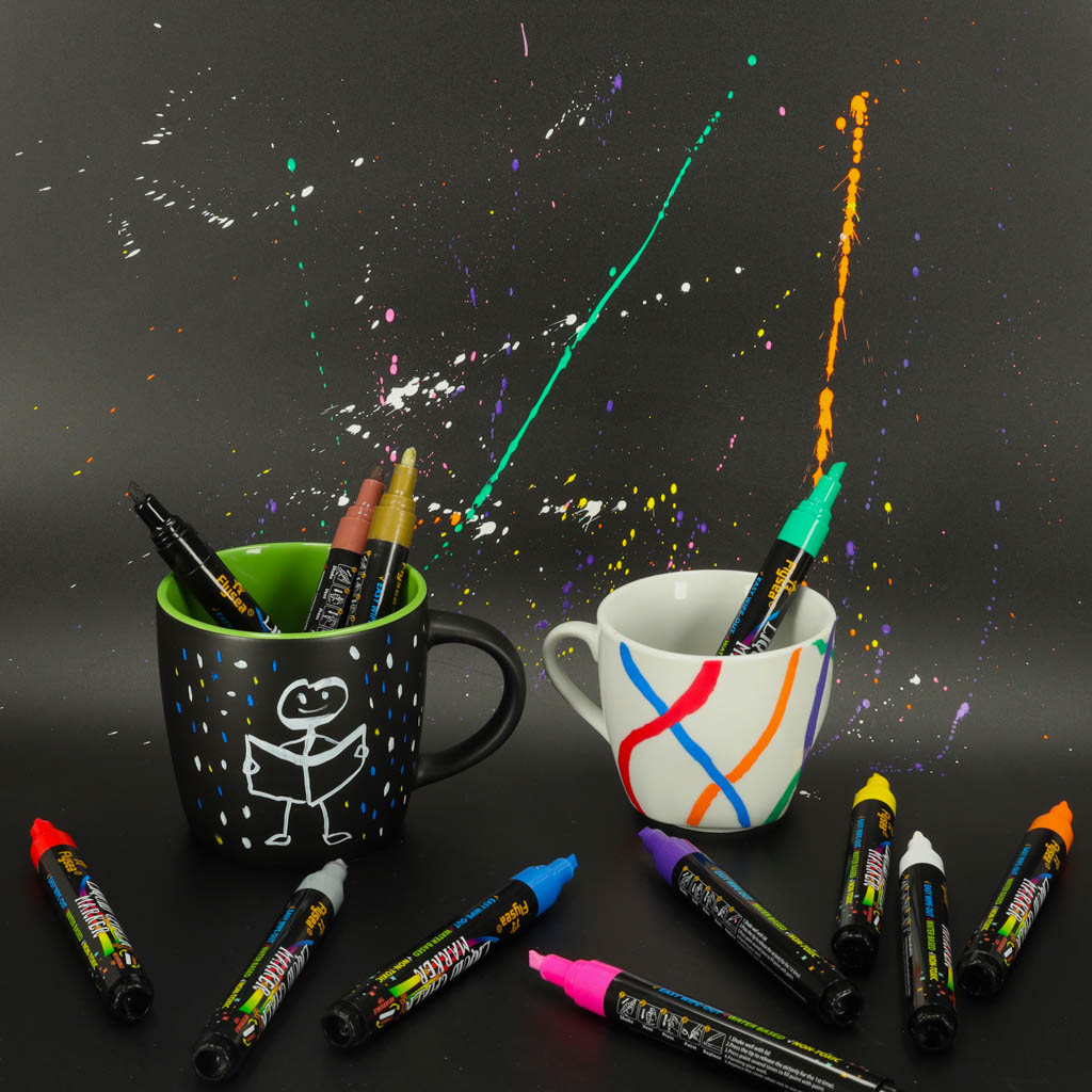 Chalkboard Chalk Markers For Glass Boards 12 Pcs.