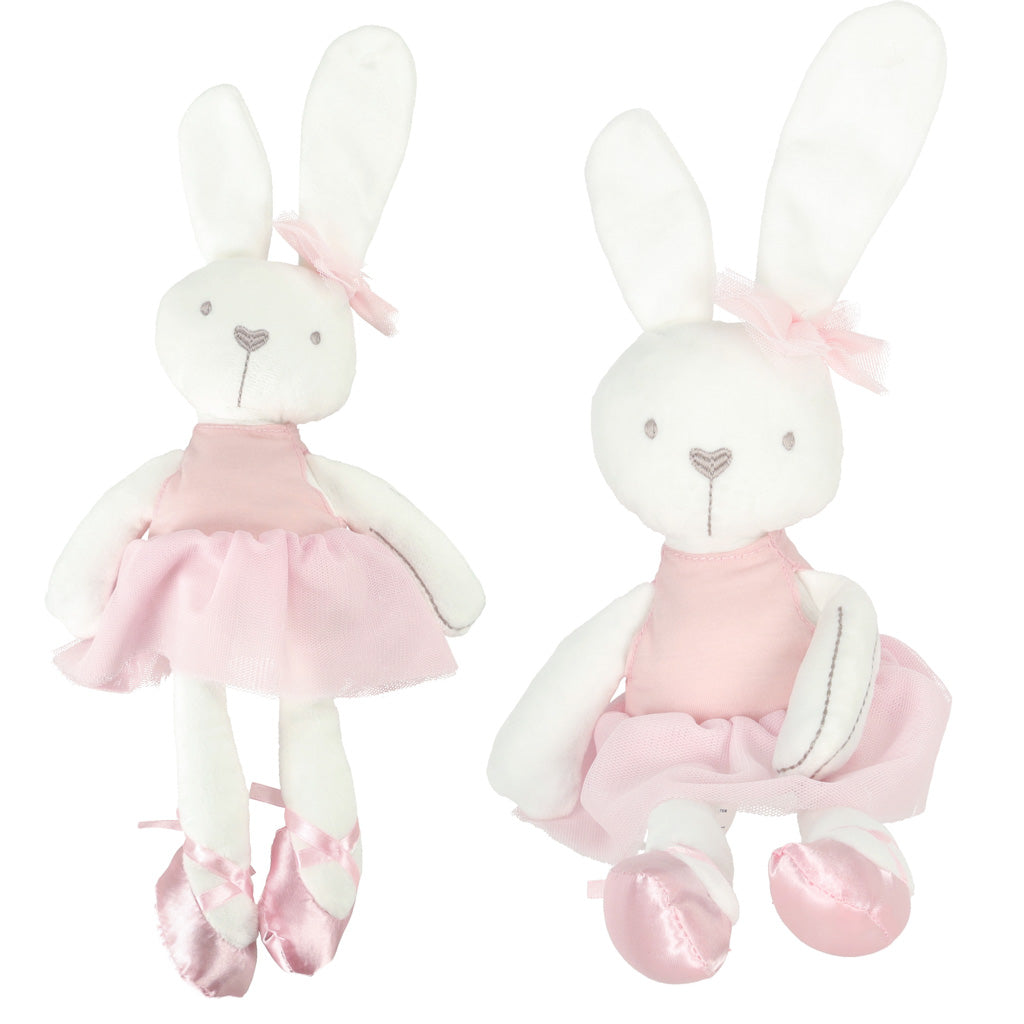 Plush Mascot Rabbit In Pink Dress 42cm