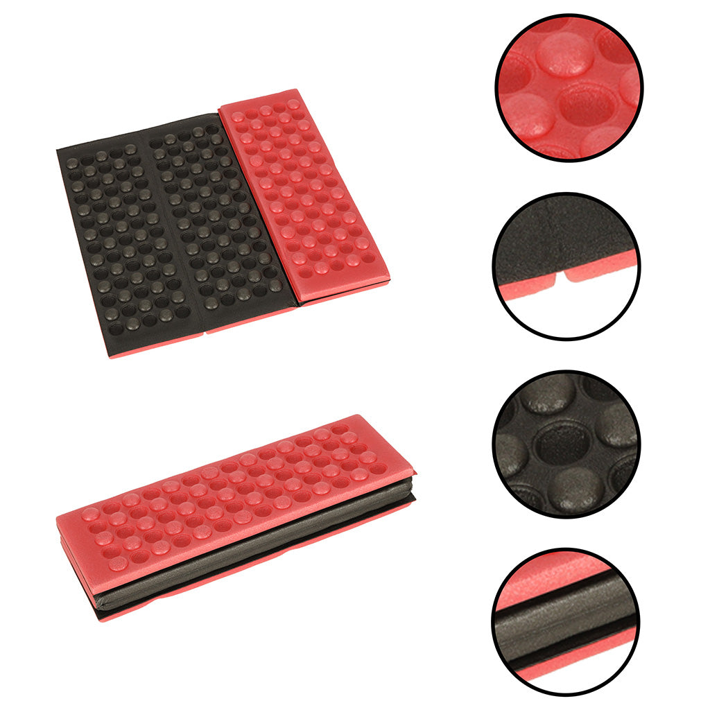 Folding Foam Mat For Seating Tourist Red