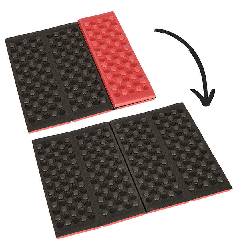 Folding Foam Mat For Seating Tourist Red