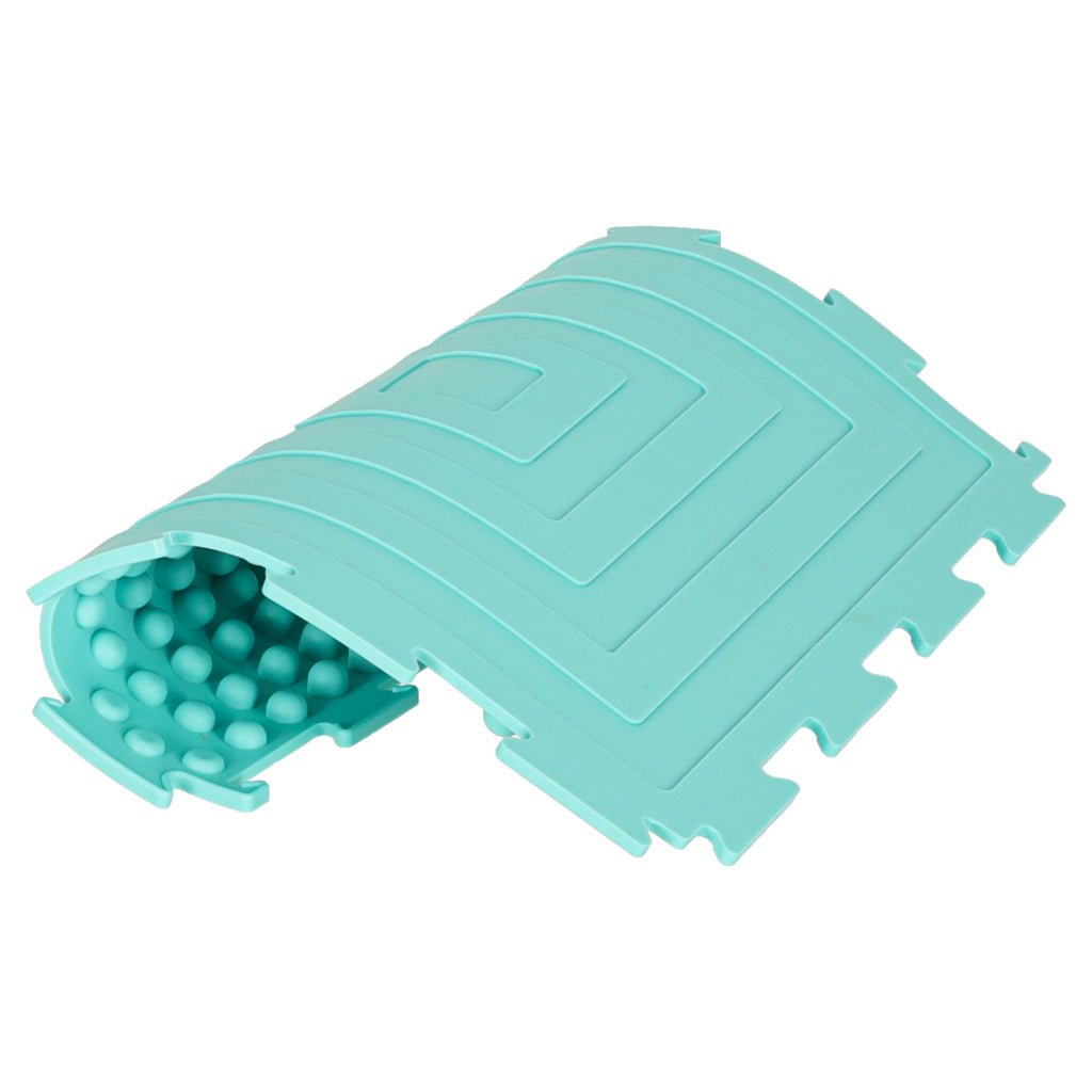 Tapete Sensorial Montessori Massagem nos Pés Puzzle 8 Peças Pastel