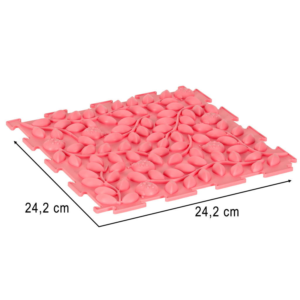 Tapete Sensorial Montessori Massagem nos Pés Puzzle 8 Peças Pastel