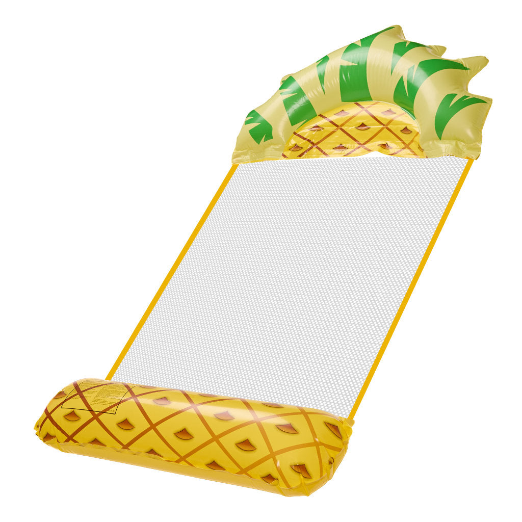 Inflatable Mattress Beach Hammock Water Lounger Chair Swimming Pool Pineapple
