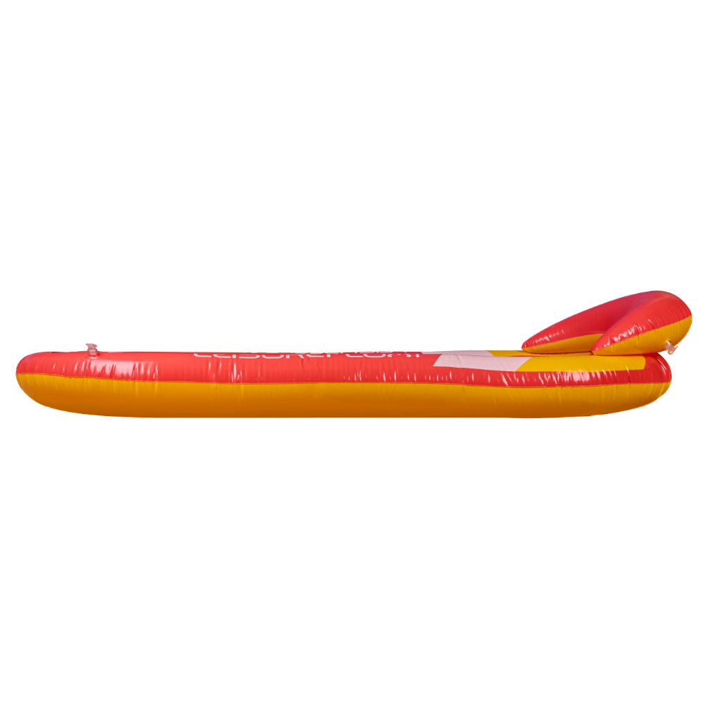 Inflatable Swimming Pool Water Mattress With Net Red