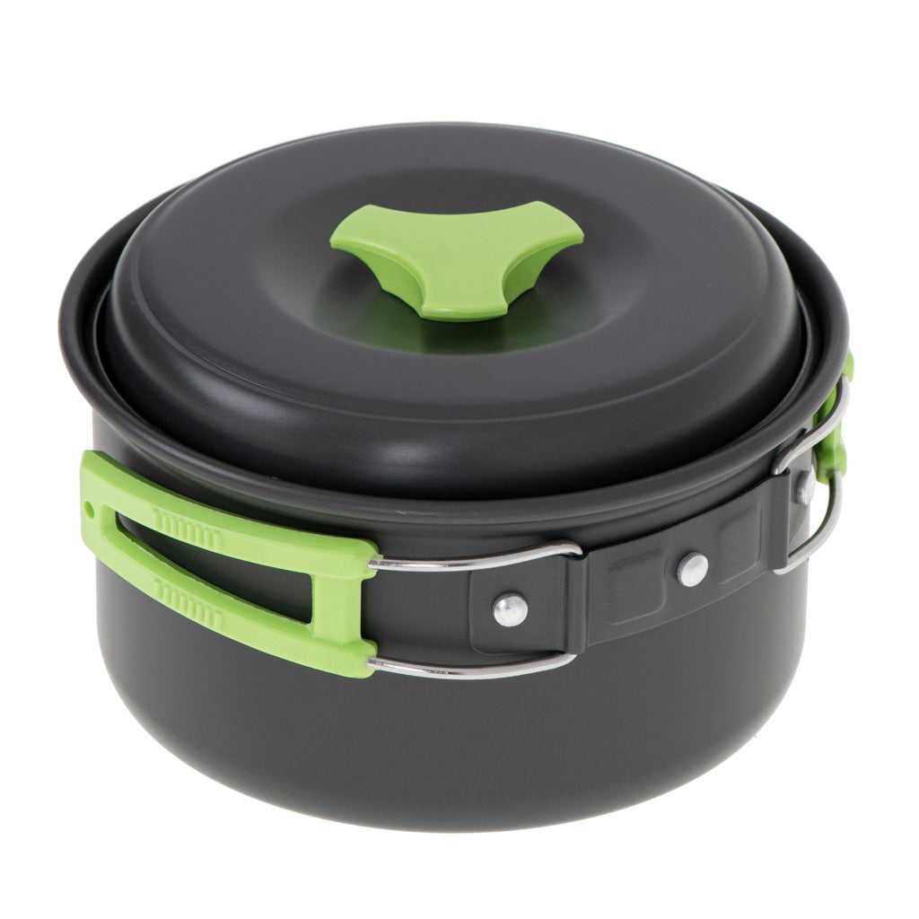 Menasks Travel Cookware Set Camping Pot Pan Xl