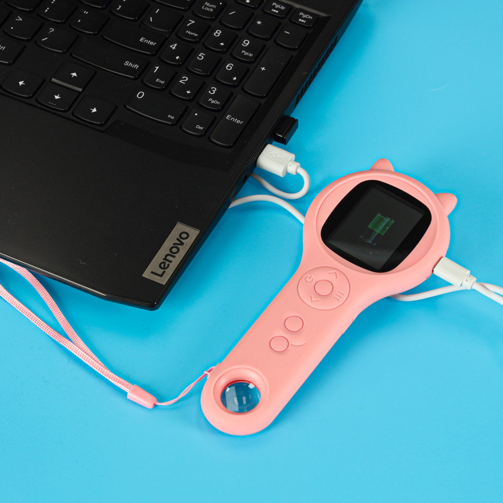 Optical Microscope Magnifier Digital 500x 2mpx Pink