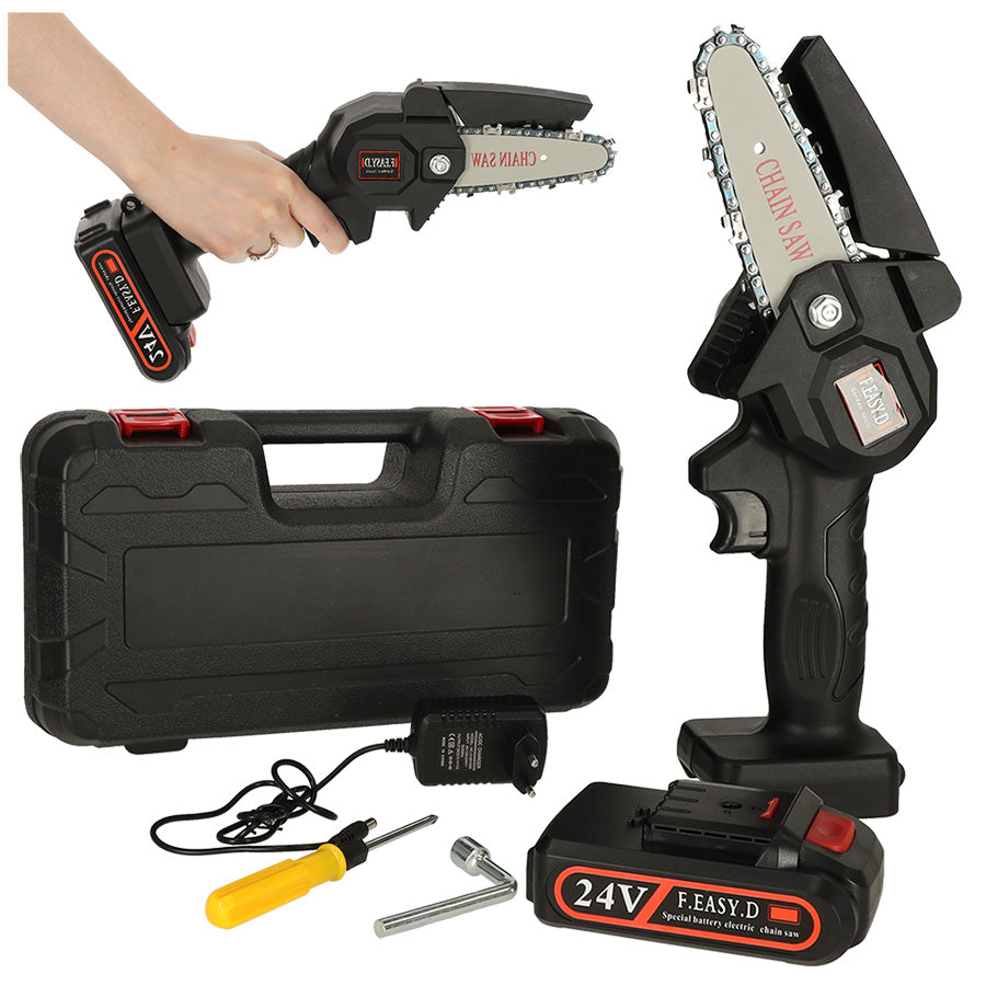 Mini Chainsaw Usb Saw In Case
