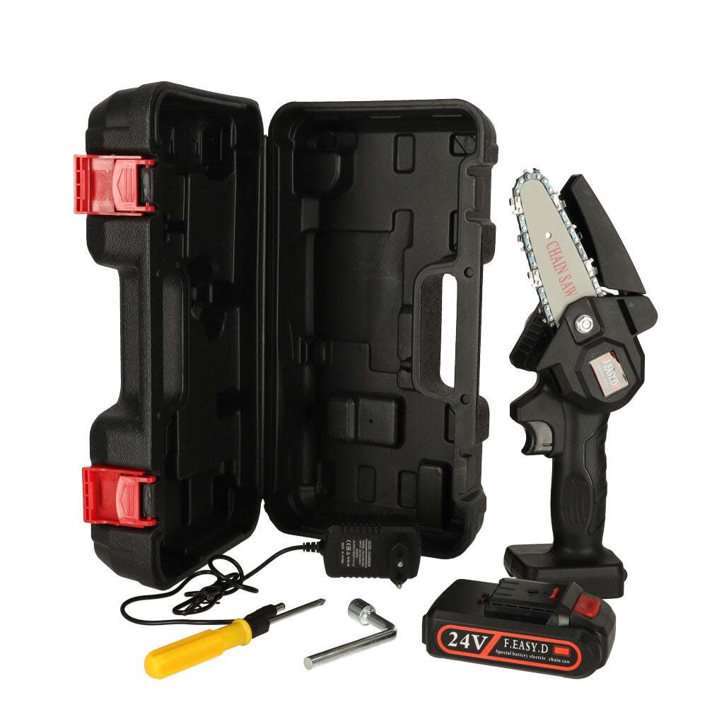 Mini Chainsaw Usb Saw In Case