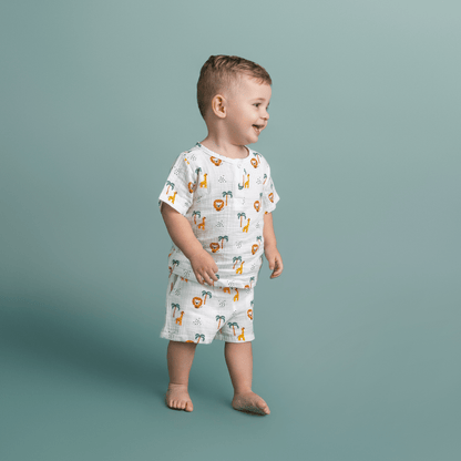 Swim Essentials Strandwear Boys - Muszlin - Multicolor - Jungle