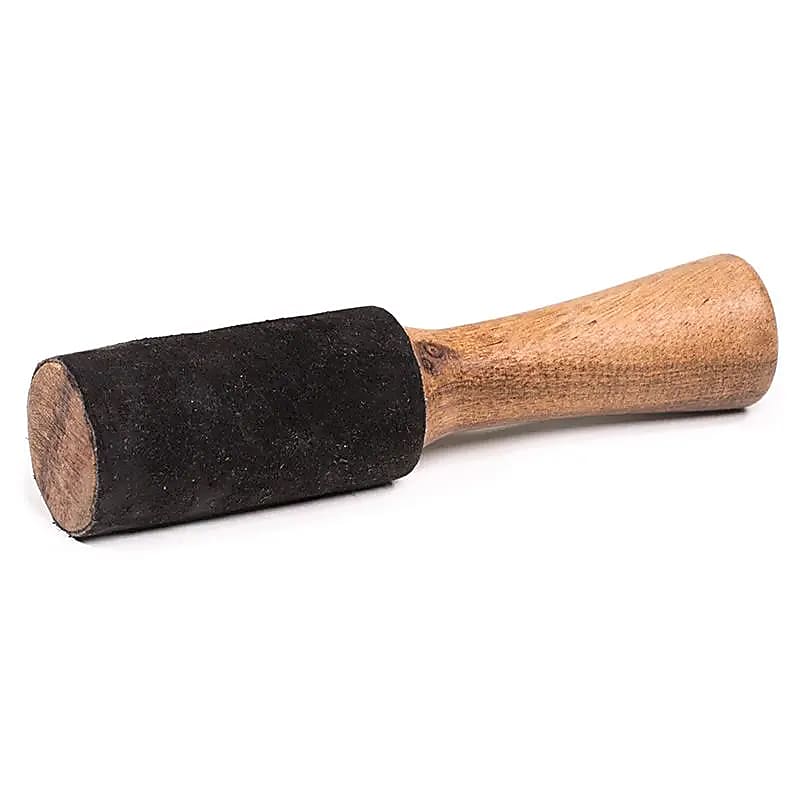 Babhla Amhránaíochta Cuimil Bata Dubh Suede - ±95 G; ±17×3.5 Cm
