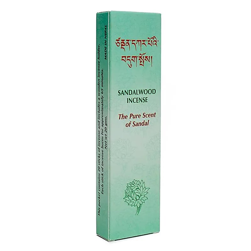 Incienso Sándalo Tibetano El Puro Aroma De Sándalo - Paquete De 6 Piezas - 20 G