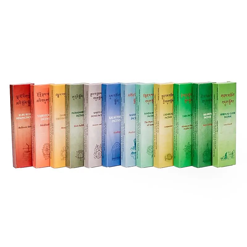 Set de tămâie tibetană de 12 pachete - 20 g
