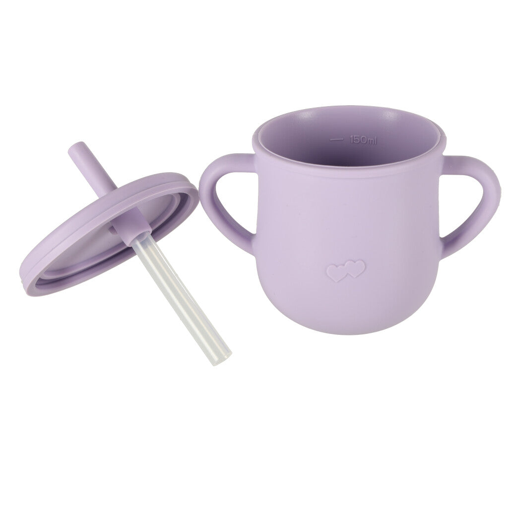 Miasa Silicone Do Pháistí Portán Sraith de 9 Mír Corcra