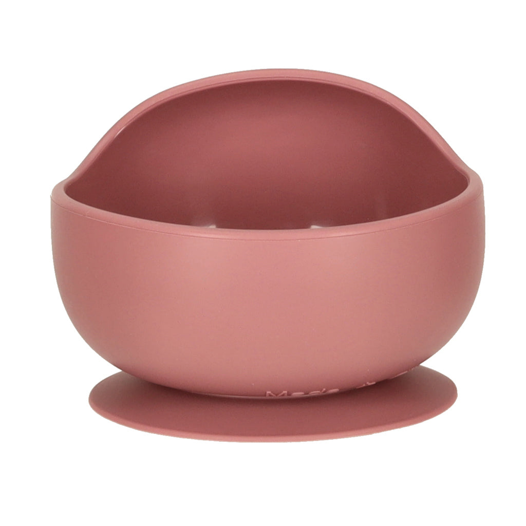 Silicone Dishes For Children Squirrel Dark Pink