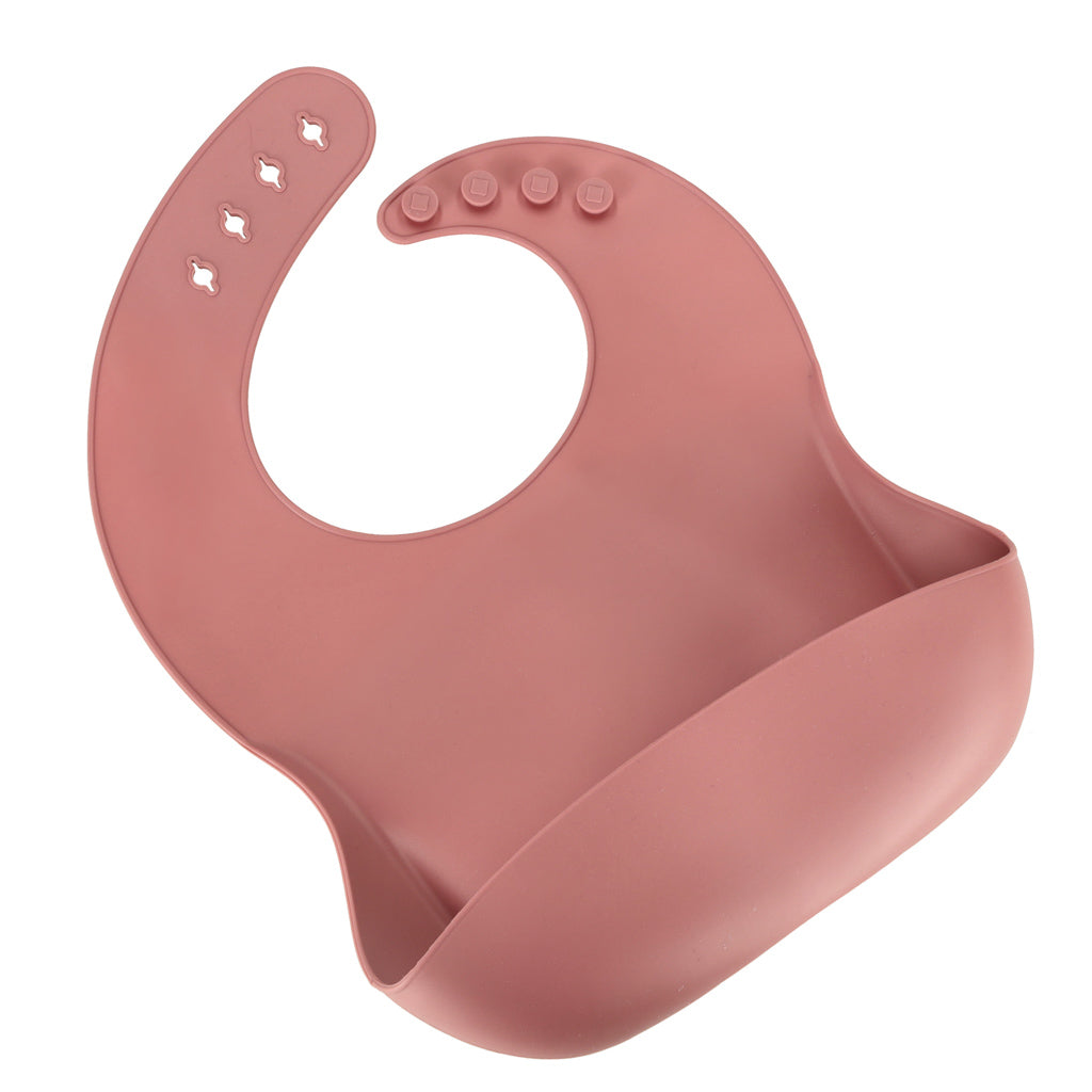 Silicone Dishes For Children Squirrel Dark Pink