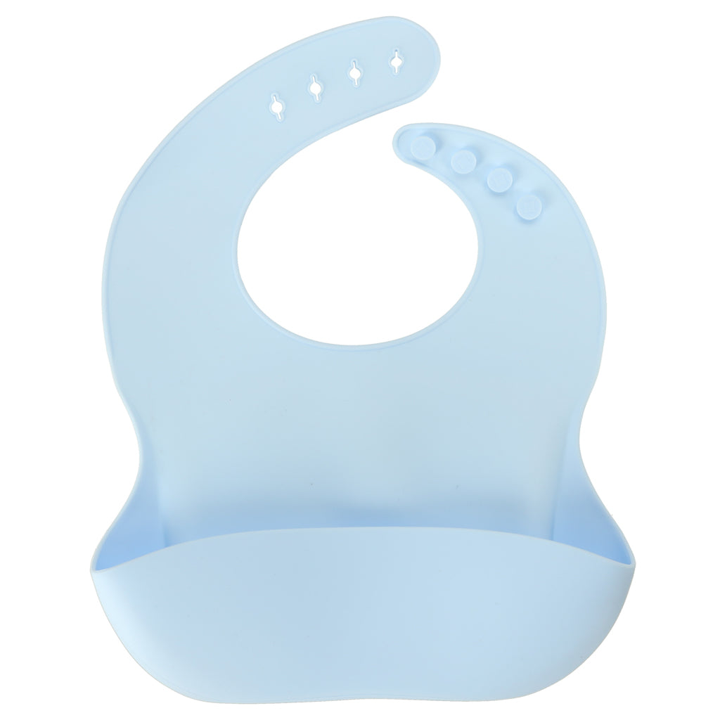Platos Infantiles De Silicona Osito Azul Brillante 4el