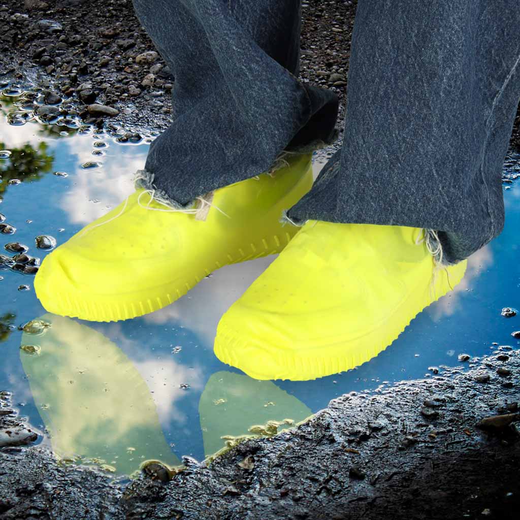 Protectores De Botas Botas De Agua Impermeables S Amarillo Talla 26-34