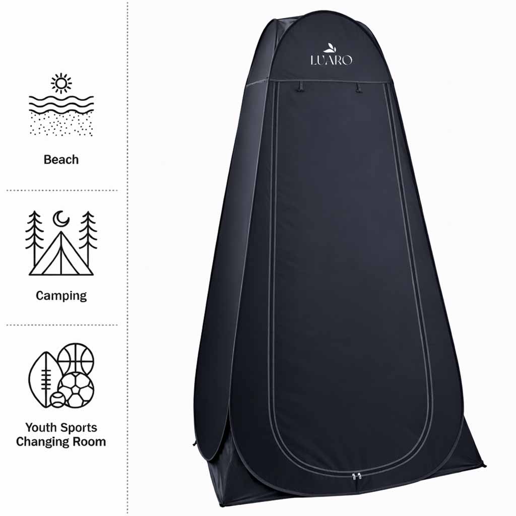 Tent Shower Changing Room Portable Wc Black