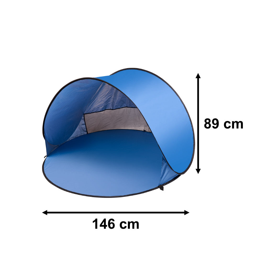 Beach Tent Large Self-folding Automatic Beach Garden Screen Xl 146x146cm + Cover