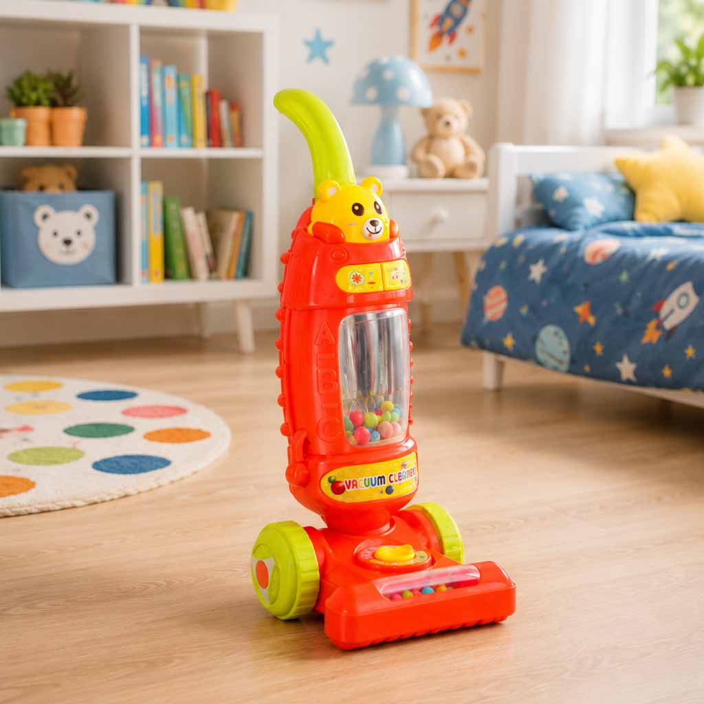 Baby Interactive Vacuum Cleaner With Sound Raspberry