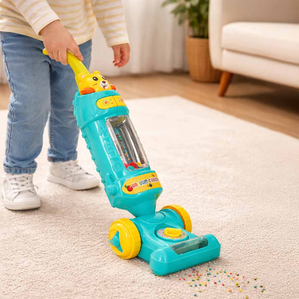 Interactive Vacuum Cleaner For Kids With Sound