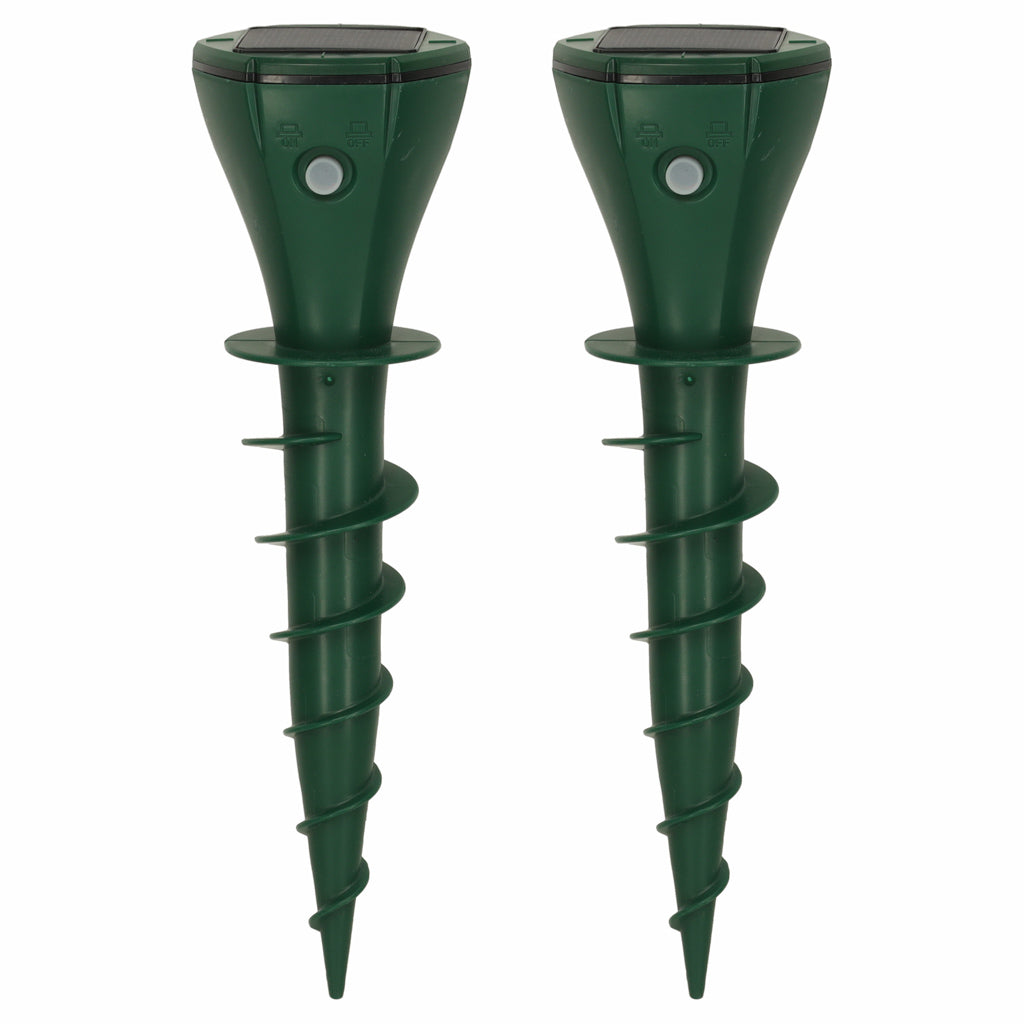 Solar Repellent For Moles Voles Snakes Against Moles Rodents 2 Pcs.