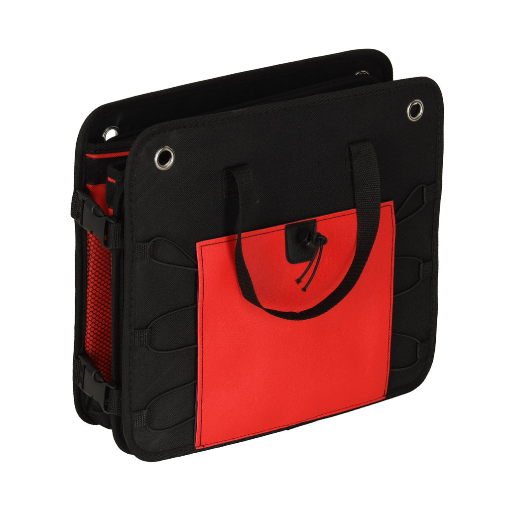 Organizator Geanta Portbagajul Auto Negru Rosu 58x37x32