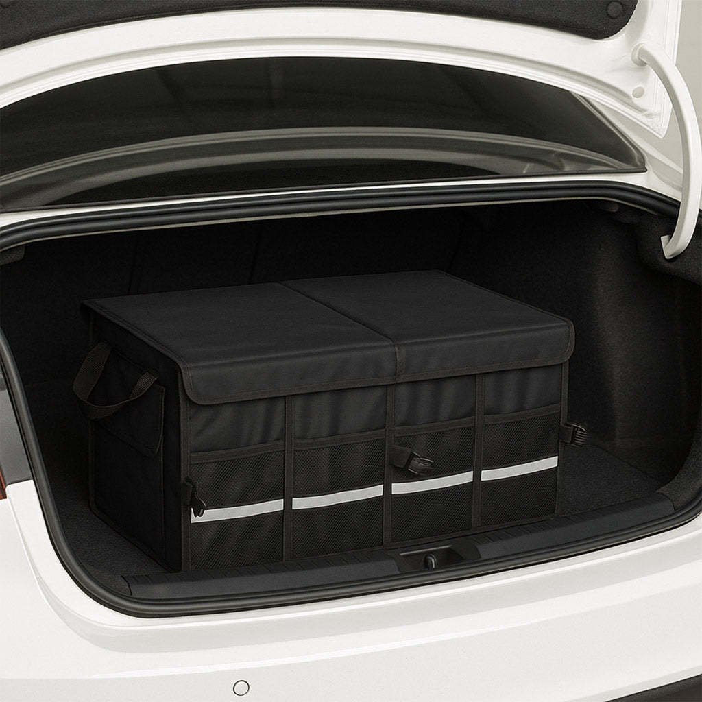 Trunk Organizer Bag For Car With Reflectors 60x35x30