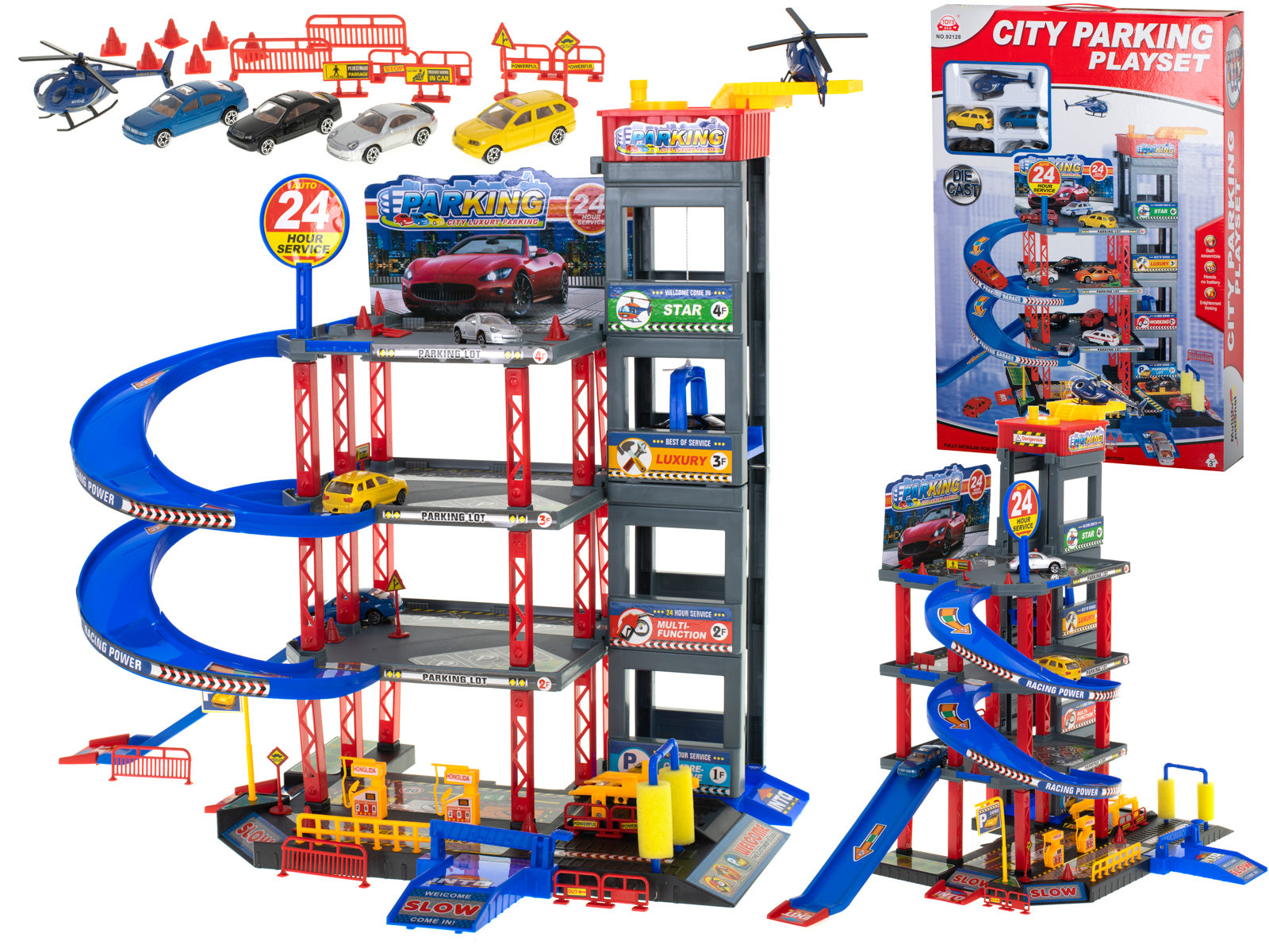 Parking Garage Double-decker Gas Station Car Wash