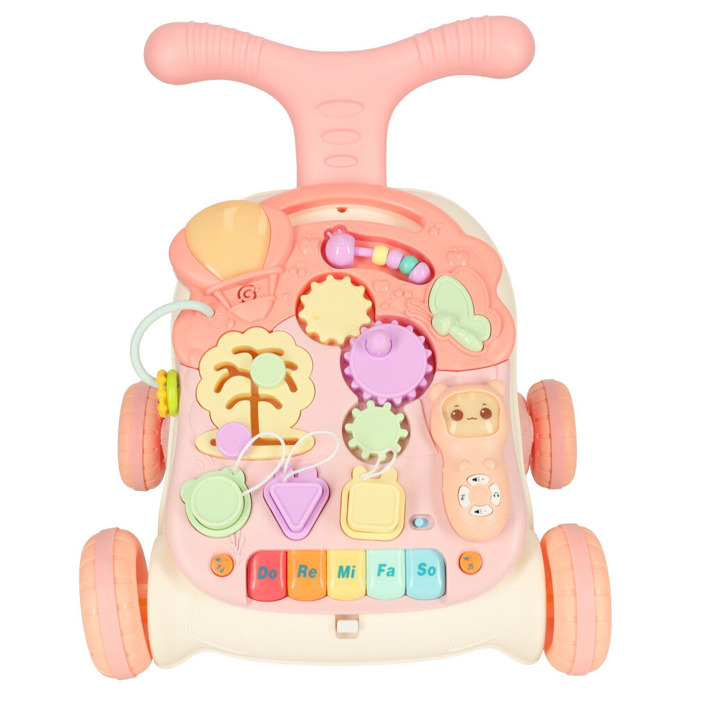 Pusher Walker Interactive Educational Table 3-in-1