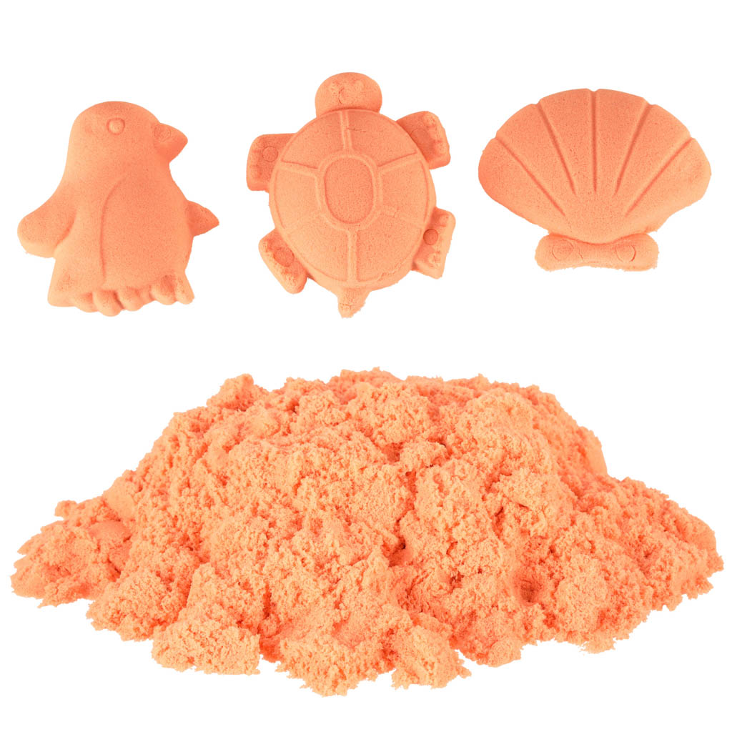 Kinetic Sand 1kg In A Bag Orange