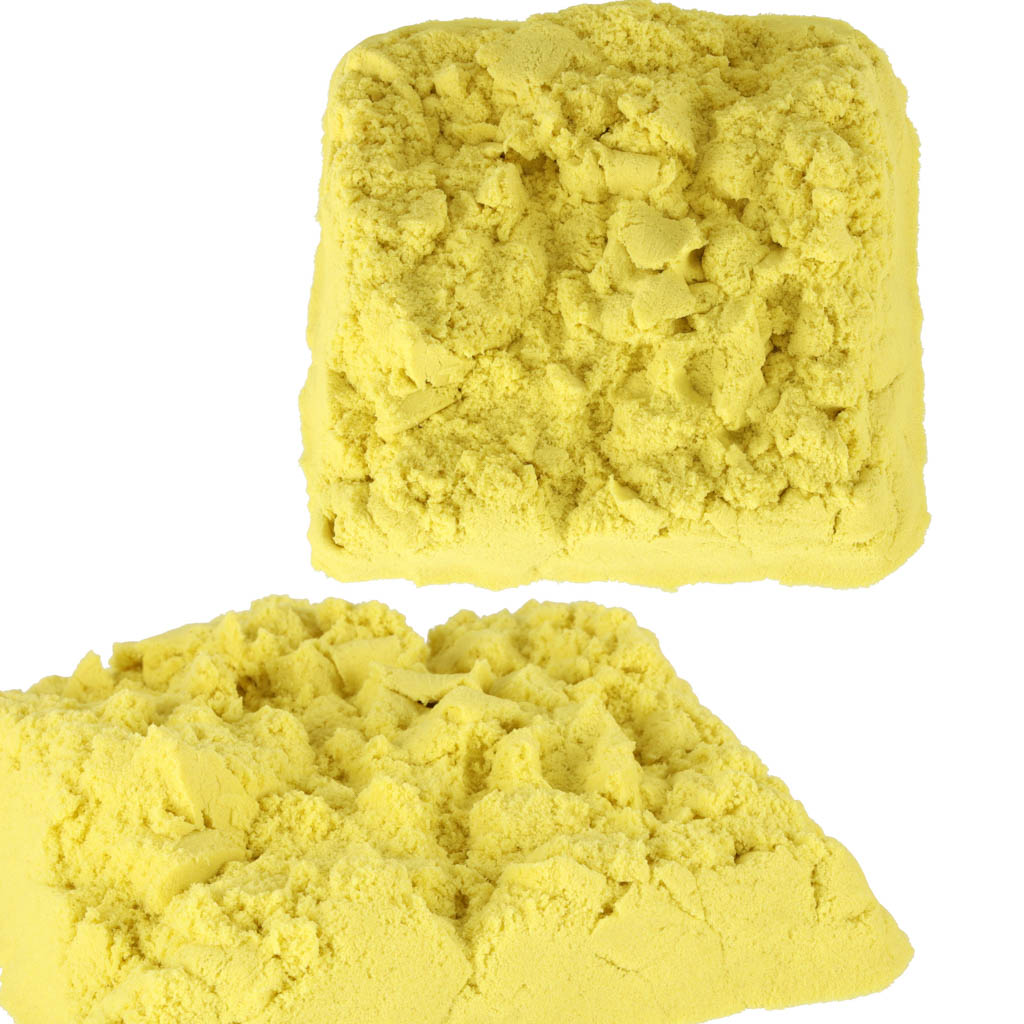 Kinetic Sand 1kg In A Pouch Yellow