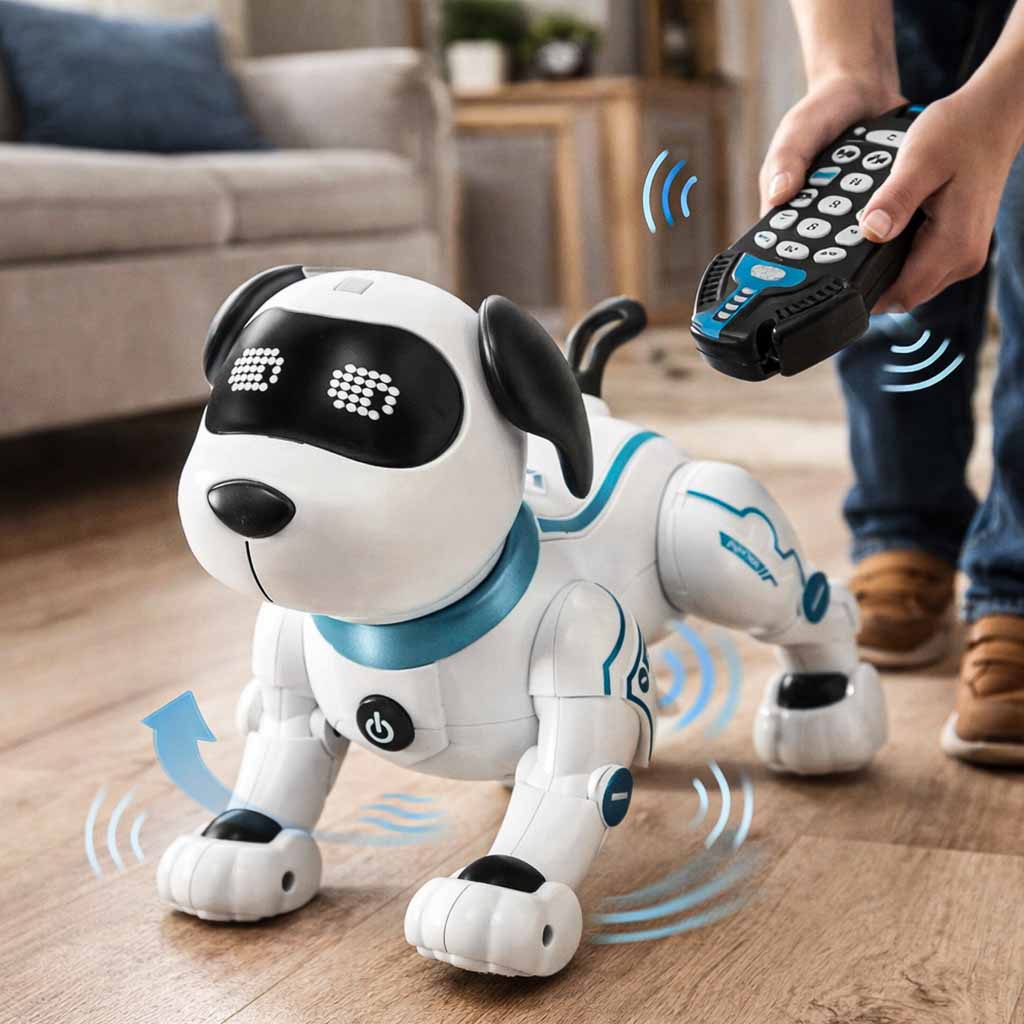 Rc Dog Robot na diaľkové ovládanie Skoky Prechádzky