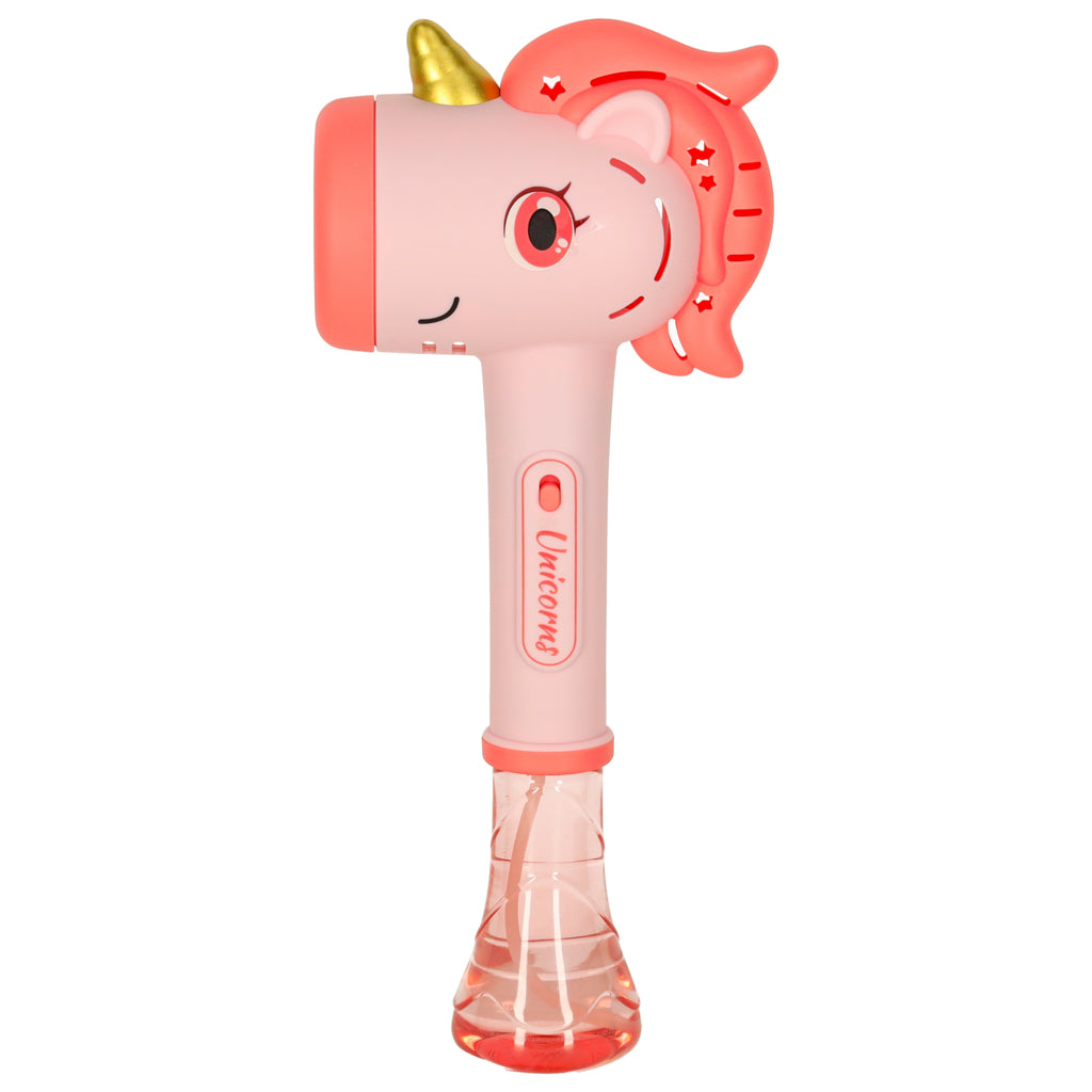 Soap Bubble Gun Bubble Machine Unicorn Wand Light Sound