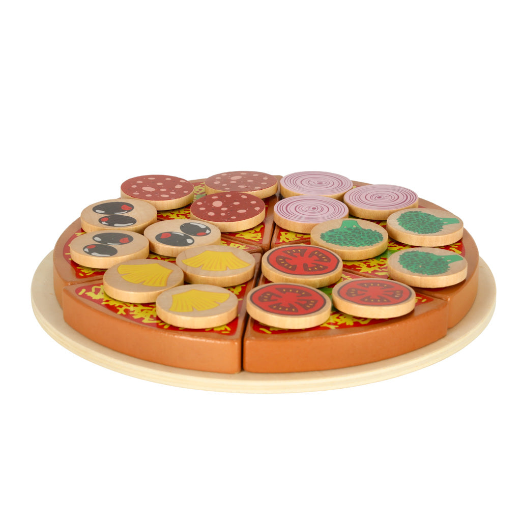 Pizza-Holzspielset mit Zubehör
