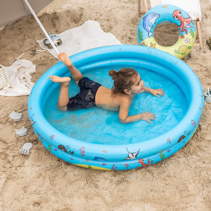 Ensemble piscine ludique Swim Essentials - Multicolore - Mini Marine - Ø 120 cm