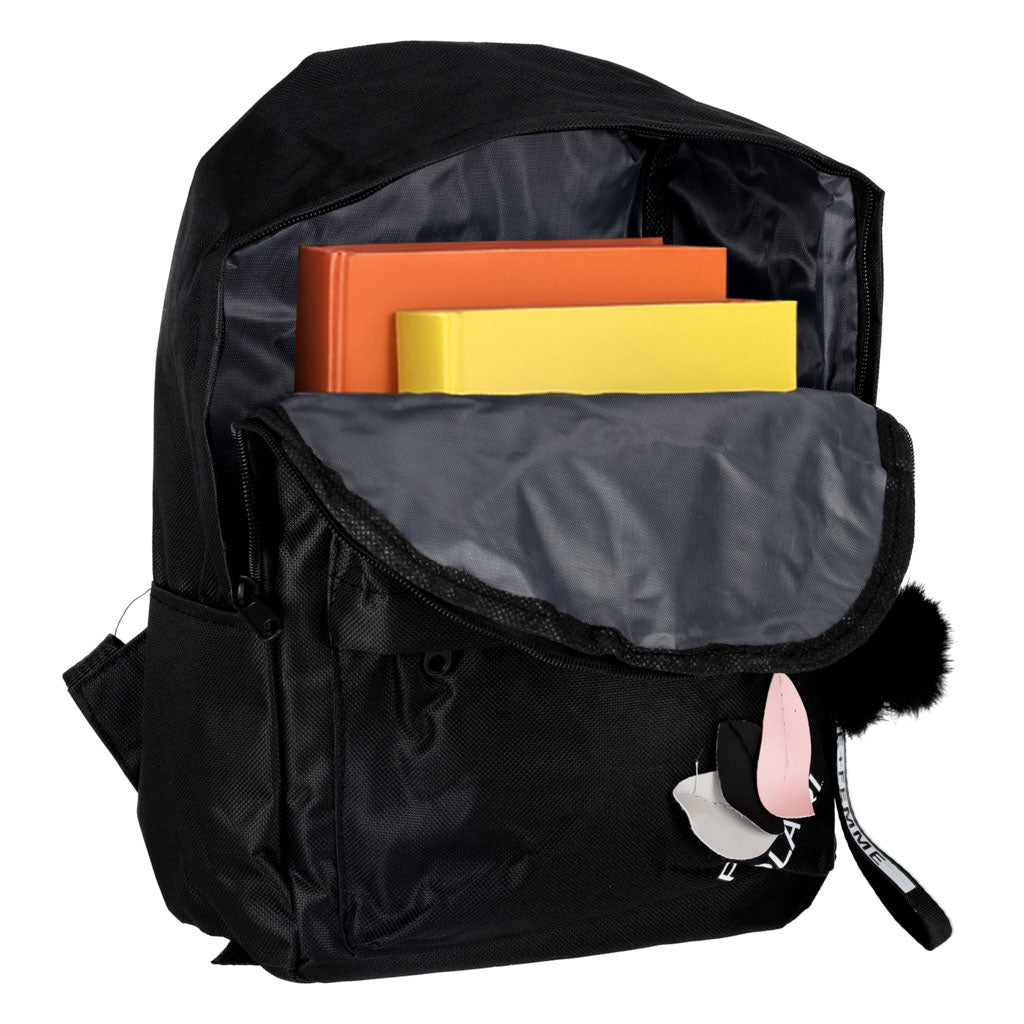 Youth Single Compartment School Backpack Black